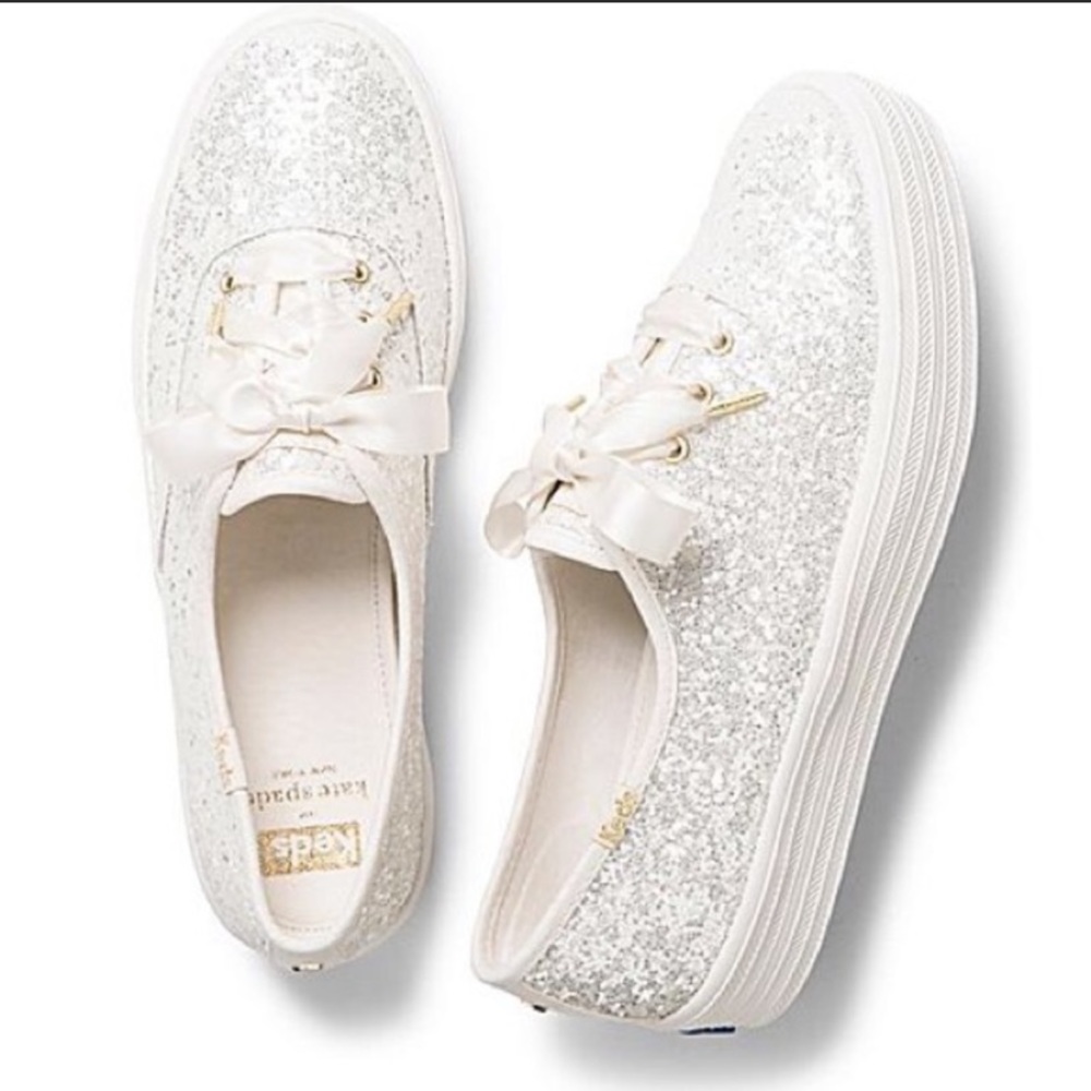 Keds for Kate Spade triple decker glitter sneaker